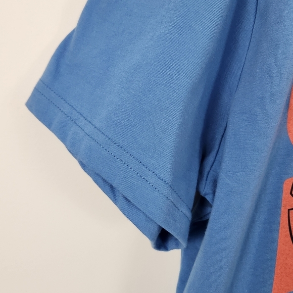 Disney Lilo & Stitch "OHANA MEANS FAMILY" Graphic Blue T-Shirt Size XL - Picture 6 of 8